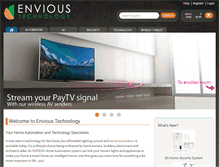 Tablet Screenshot of envioustechnology.com.au